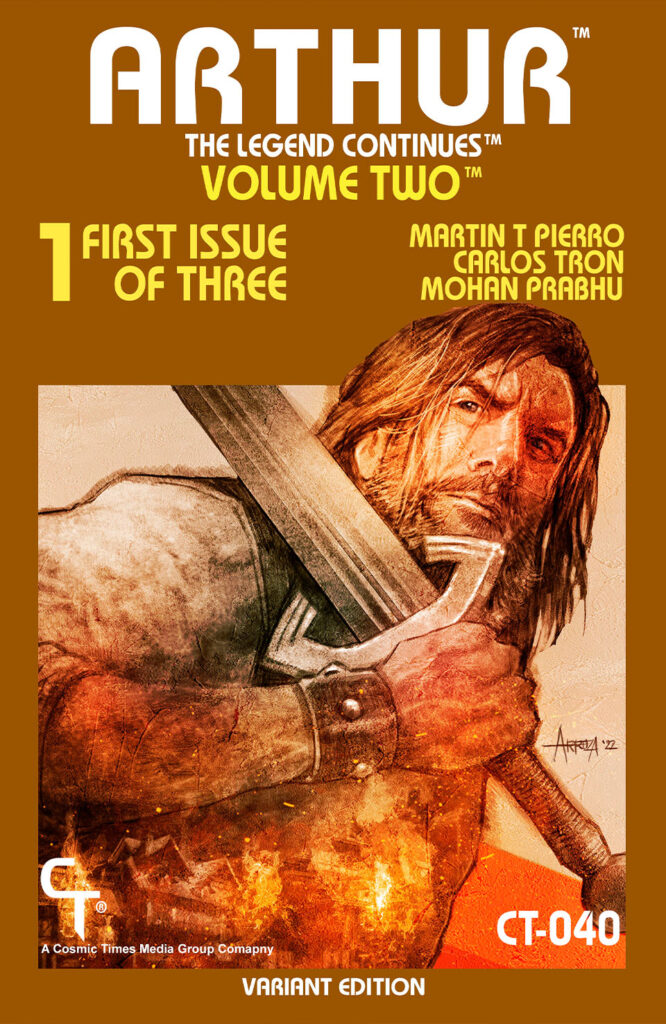 Arthur: The Legend Continues - VII #1 - Atari Variant by Erwin J. Arroza from Cosmic Times